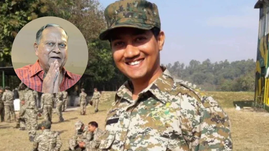 S.G. Neginhal in his IFS uniform