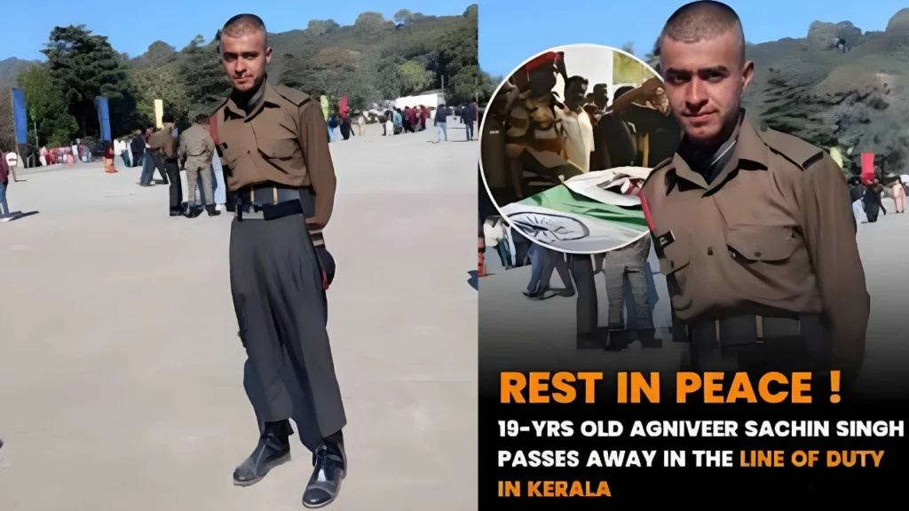19 year old Agniveer Sachin Singh